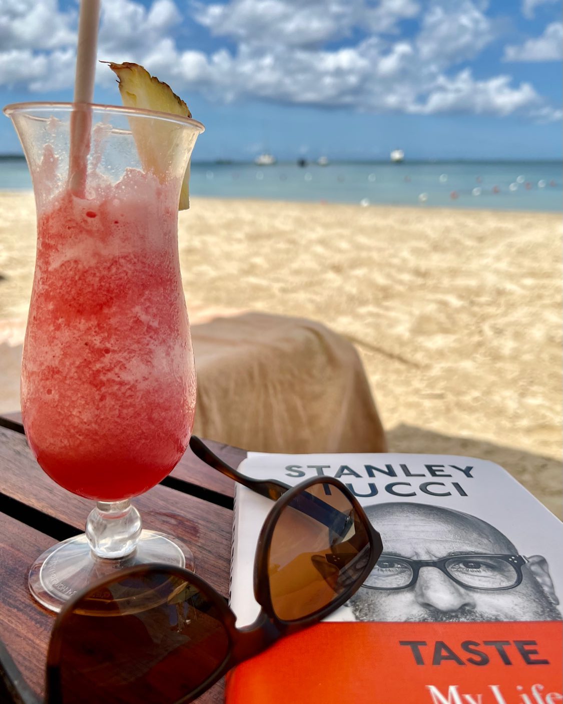~ Relaxed 

#imonvacation 
#negril #jamaica #stanleytucci #readagoodbook #sandalsnegril